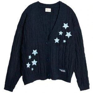 Taylor Swift Midnights Cardigan Sweater Medium/Large M/L Navy NEW